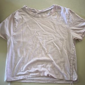 Light Pink Shirt Croppped